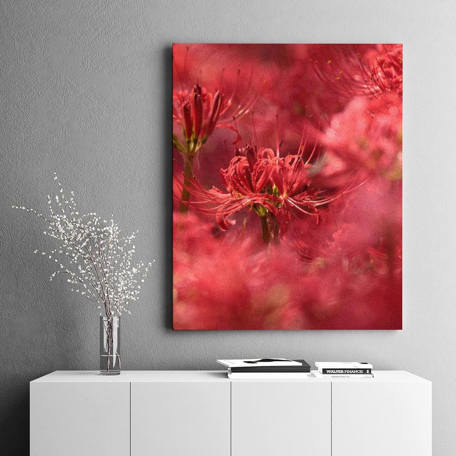 Amazon | 埼玉県 幸手 権現堂の彼岸花 数字キットによる絵画